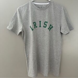 Men’s Small Denim And Flowers St. Patrick’s Day Irish Gray T-shirt